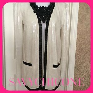 🌺NWOT RACHEL ZOE SEQUIN CARDIGAN 🌺