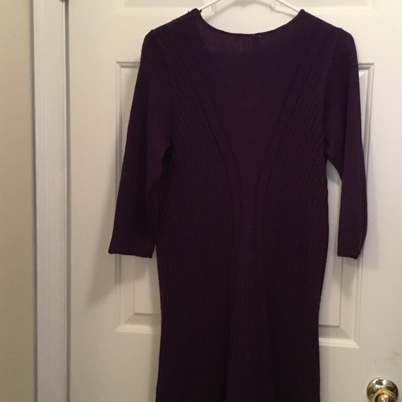 Purple sweater dress - Picture 5 of 6