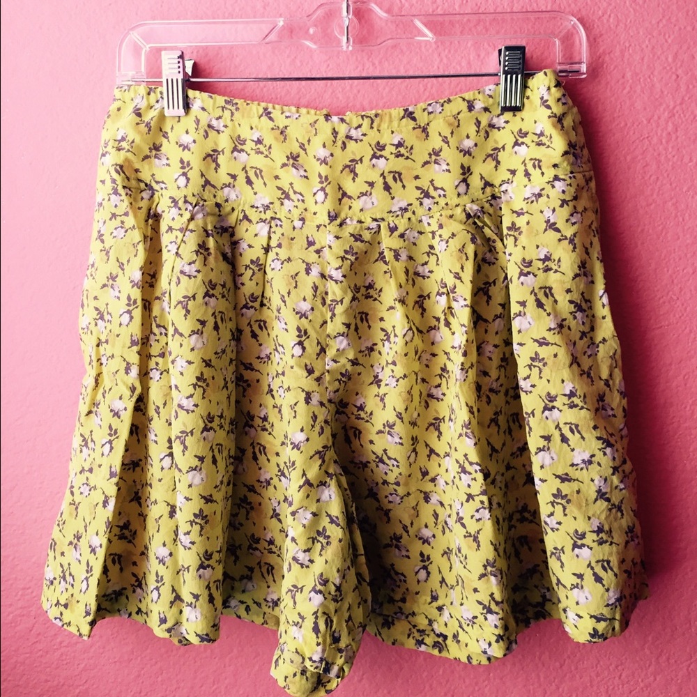 Madewell Silk Floral Shorts