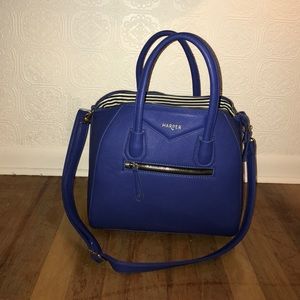 Cobalt blue structured bag!