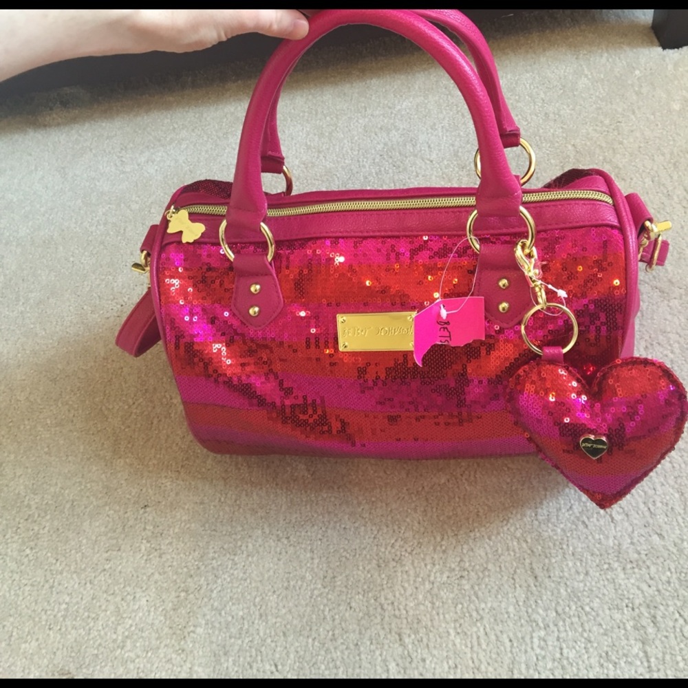 BNWT Betsey Johnson Sequins Handbag.