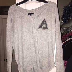 Cute long sleeve top with print😊