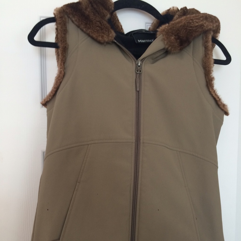 Marmot Furlong Vest (faux fur)
