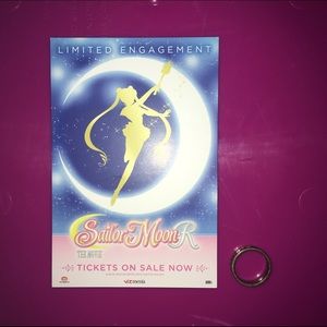 Sailor Moon r the movie poster card flier limited