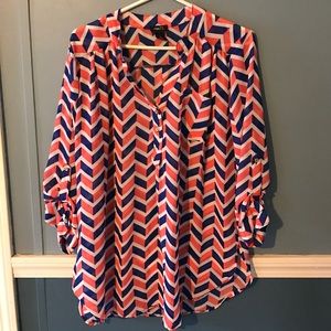 Rue 21 multi colored blouse
