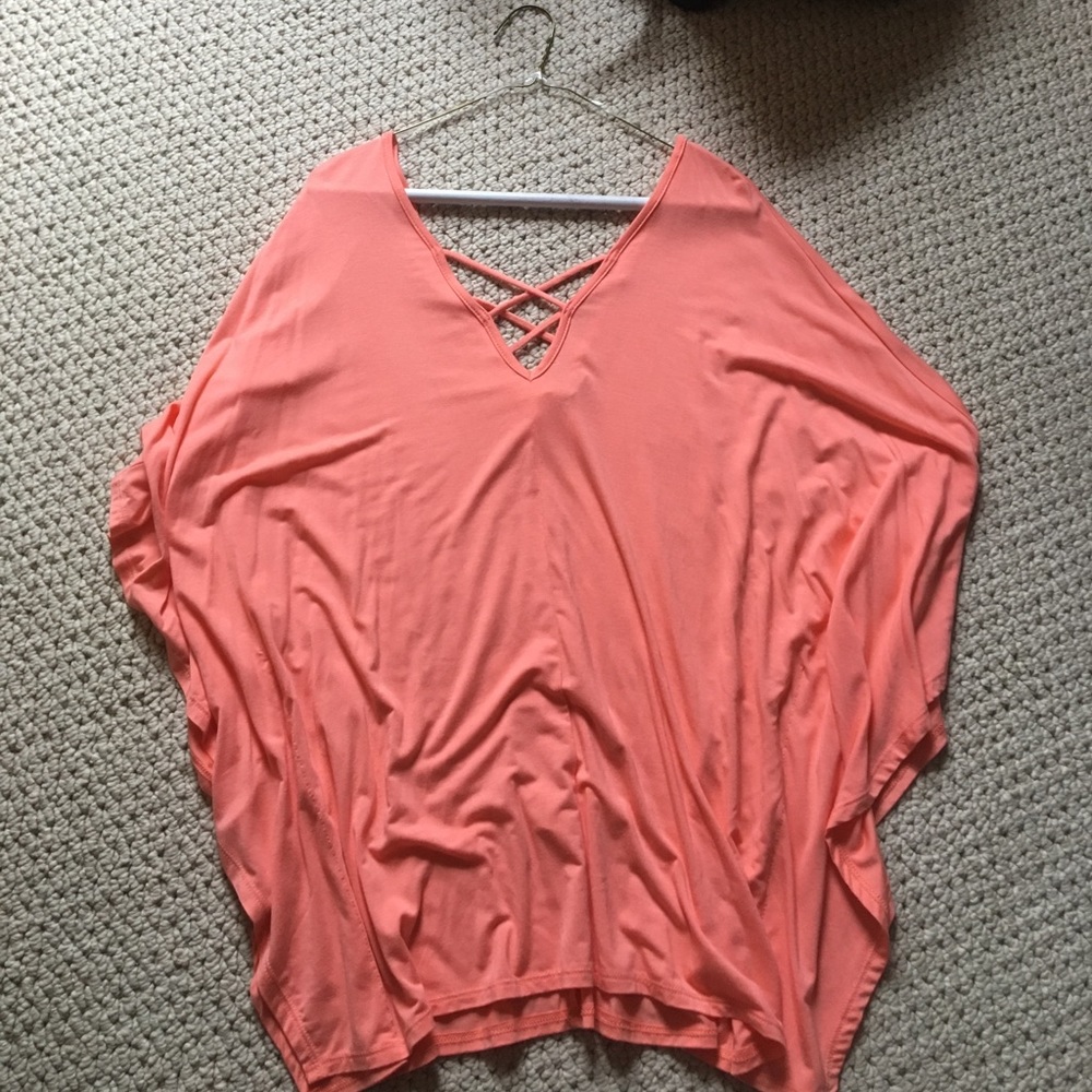 Dainty hooligan coral shirt