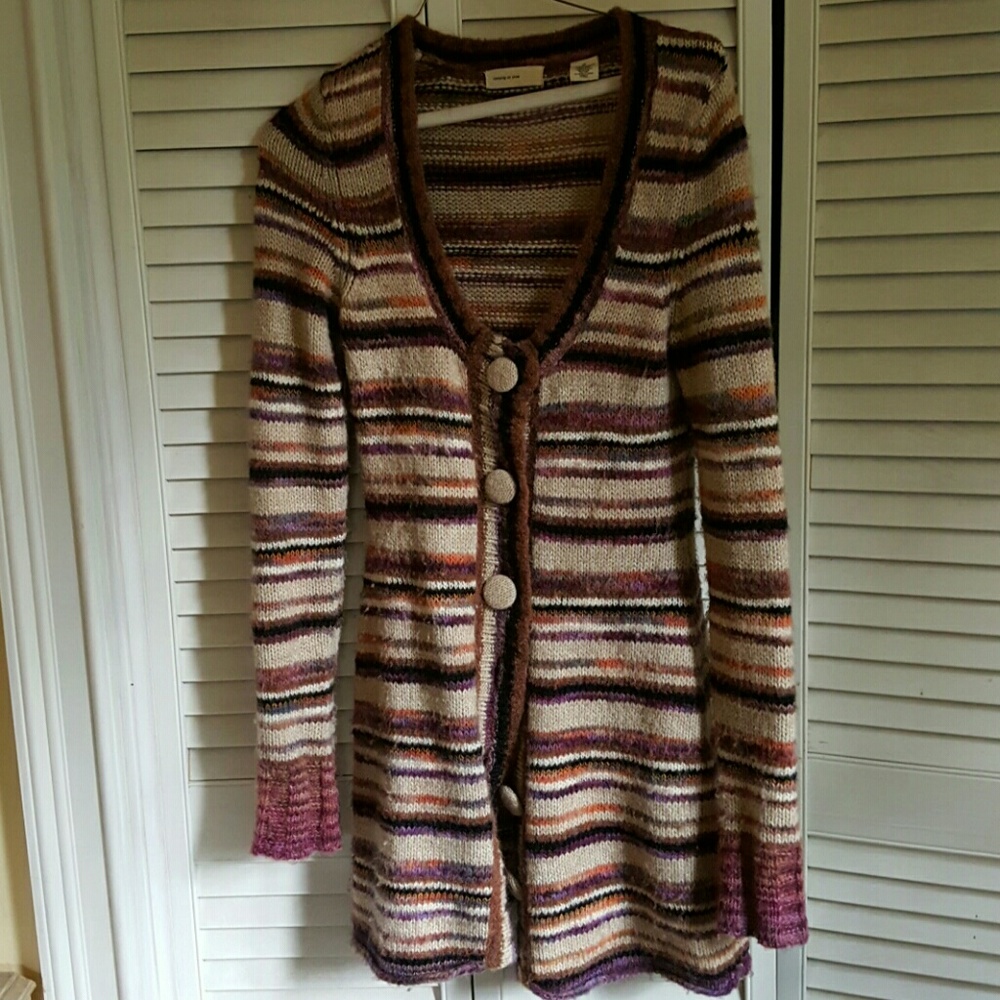 Long sweater from Anthropologie