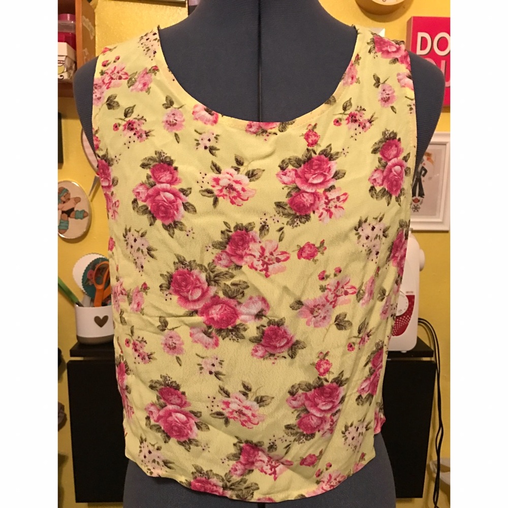 SOLD Cross-back Crop Top
