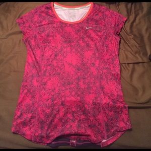Women's Nike dry-fit running shirt. Size M