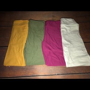 LuLaRoe Kids Leggings, NWT. All solids all sz S/M