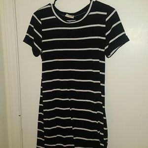 Black striped t-shirt