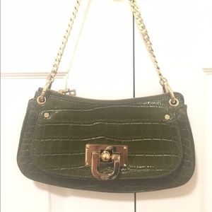 DKNY NWOT leather clutch/shoulder bag