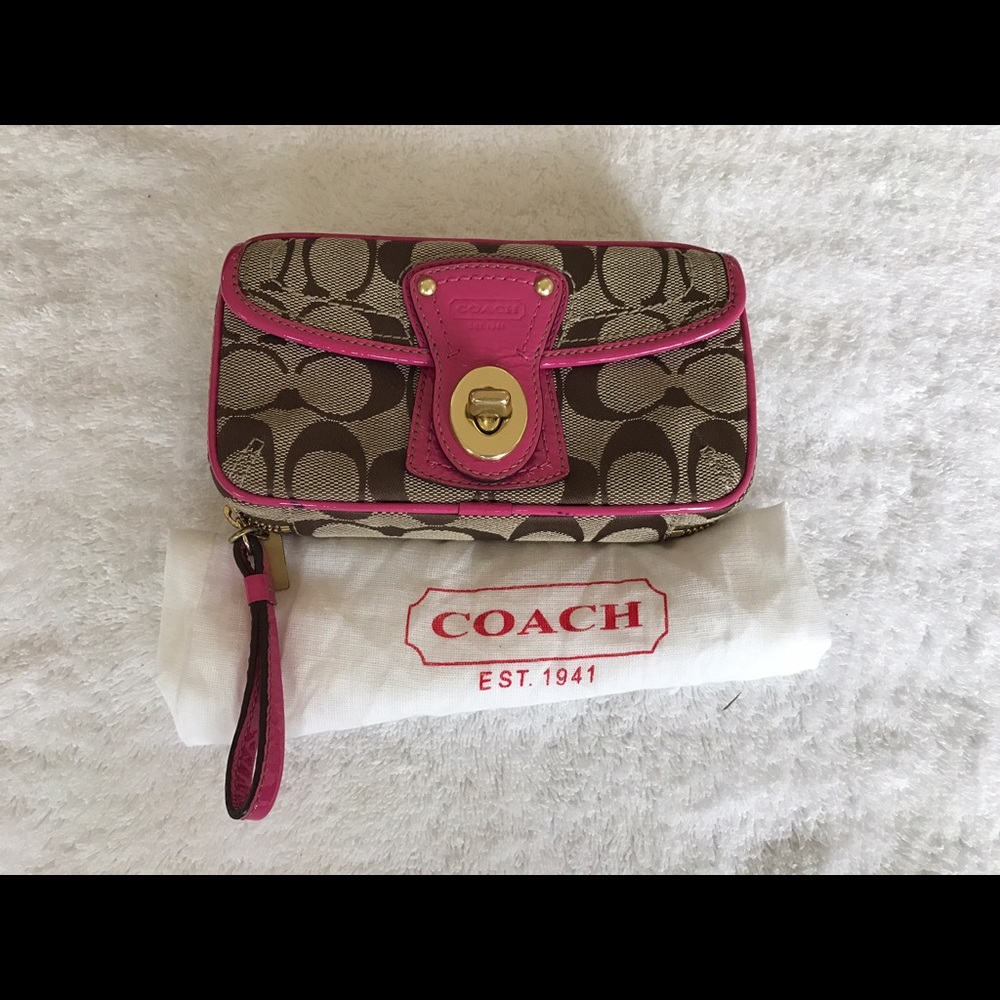 Coach Pouch Monogram Organizer