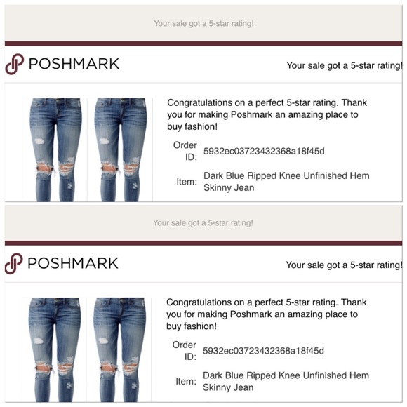 🆕Last Size 1 Ripped Knee Raw Hemline Skinny Jeans - Picture 8 of 8