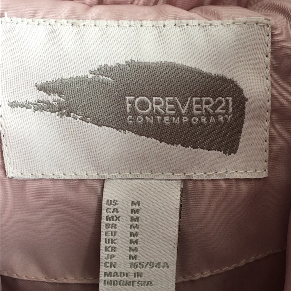 Puffer Coat in light pink or mauve