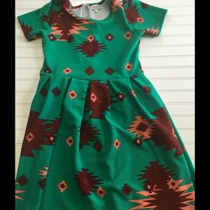 Large Worn LuLaRoe Amelia