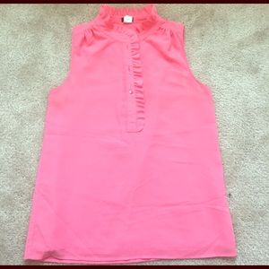 EUC J. Crew Ruffle Popover