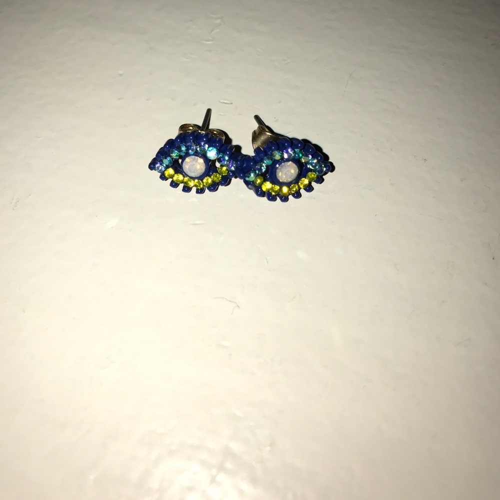 Evil eye earrings