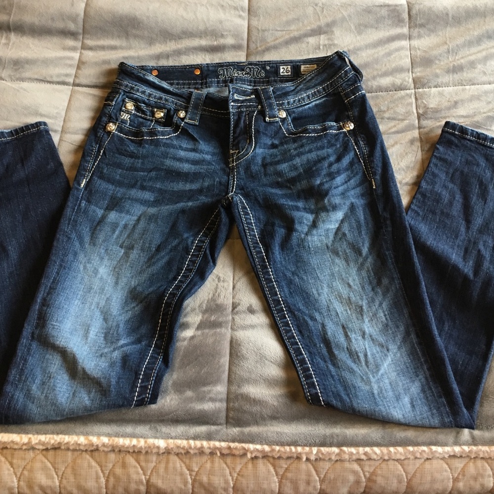 Miss Me skinny jeans size 26