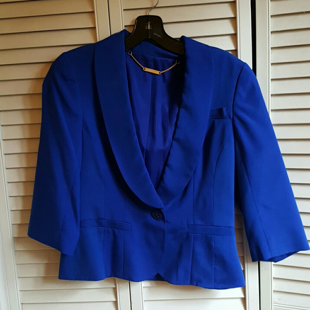 Trina Turk short silk jacket