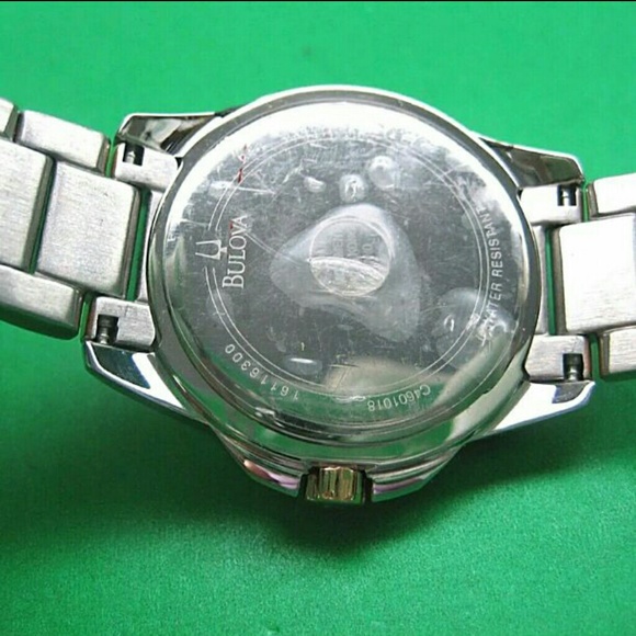 NWT Bulova diamonds rose gold sliver watch main image 6