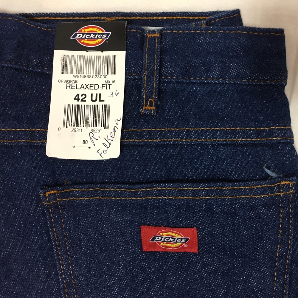 ‼️SOLD‼️NWT Men's Dickies Blue Jeans 42 x 36