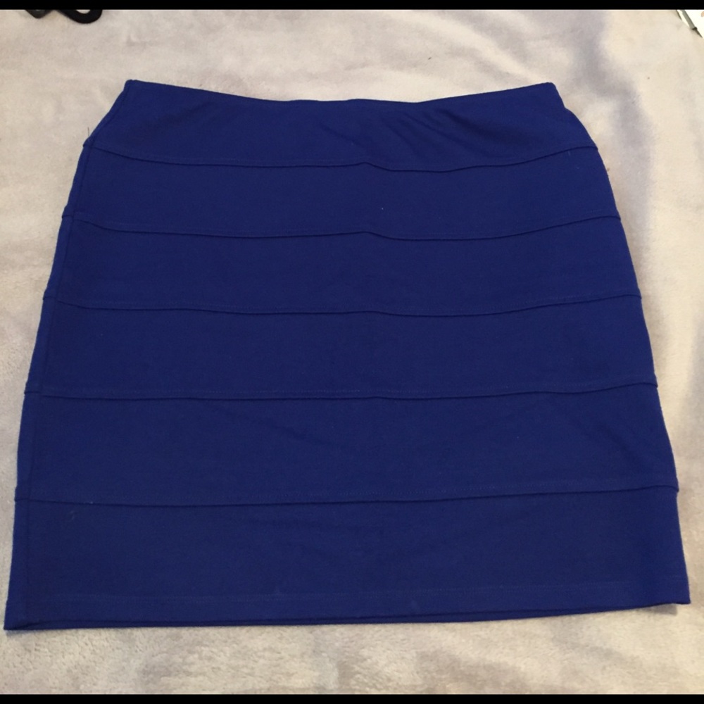 Cobalt Blue body con skirt- Great Bundle add on!