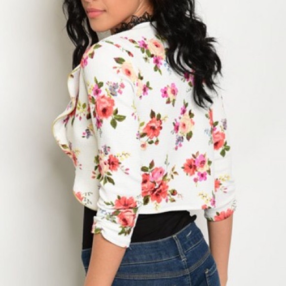 Cropped floral jacket! - Picture 3 of 3