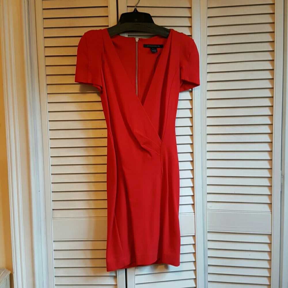 French connection red dress