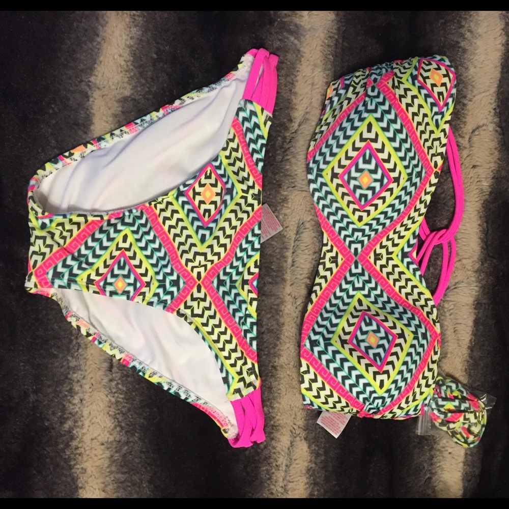 Xhilaration neon swimsuit