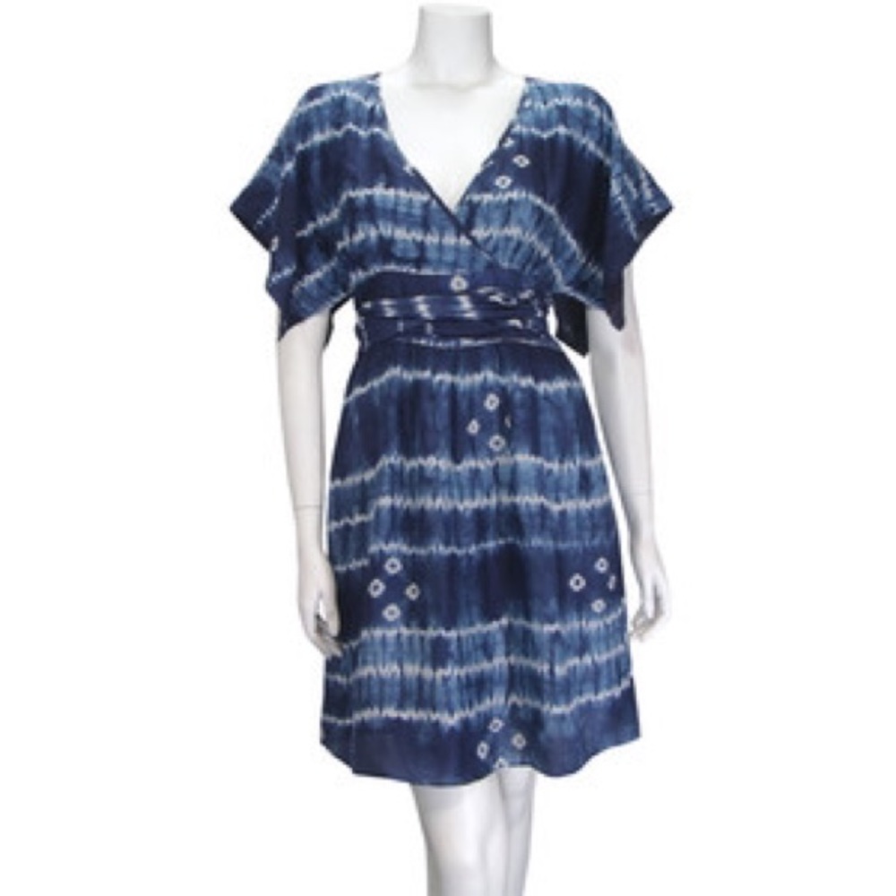 Reduced-Calypso St. Barth Blue Tie-Dye Dress-Sz XS