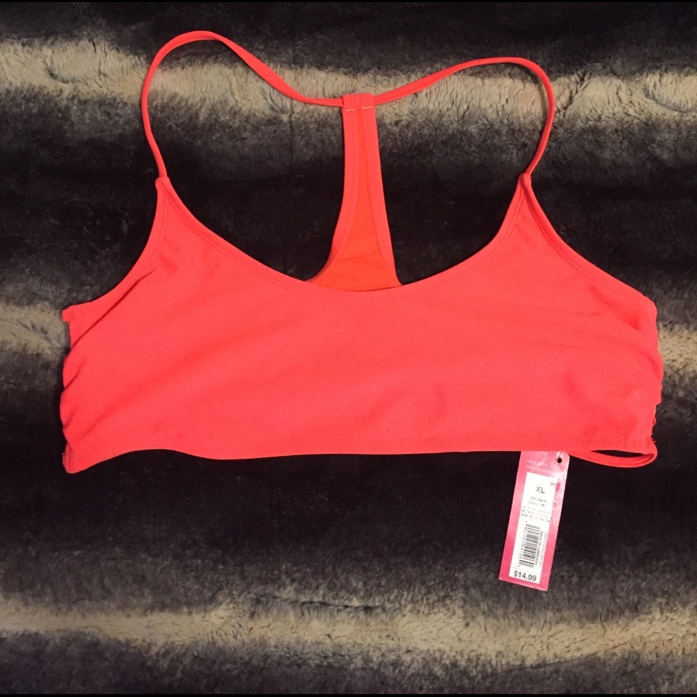 Xhilaration orange swim top