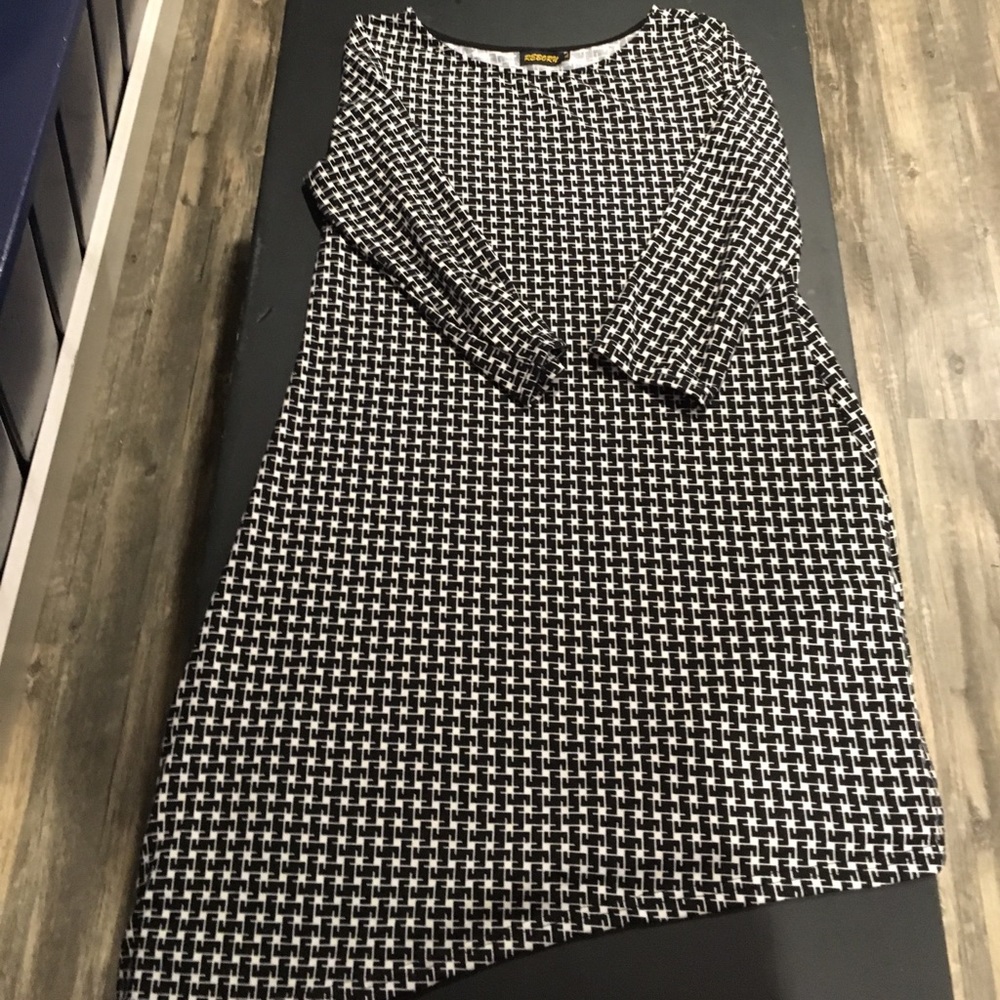 Reborn houndstooth dress