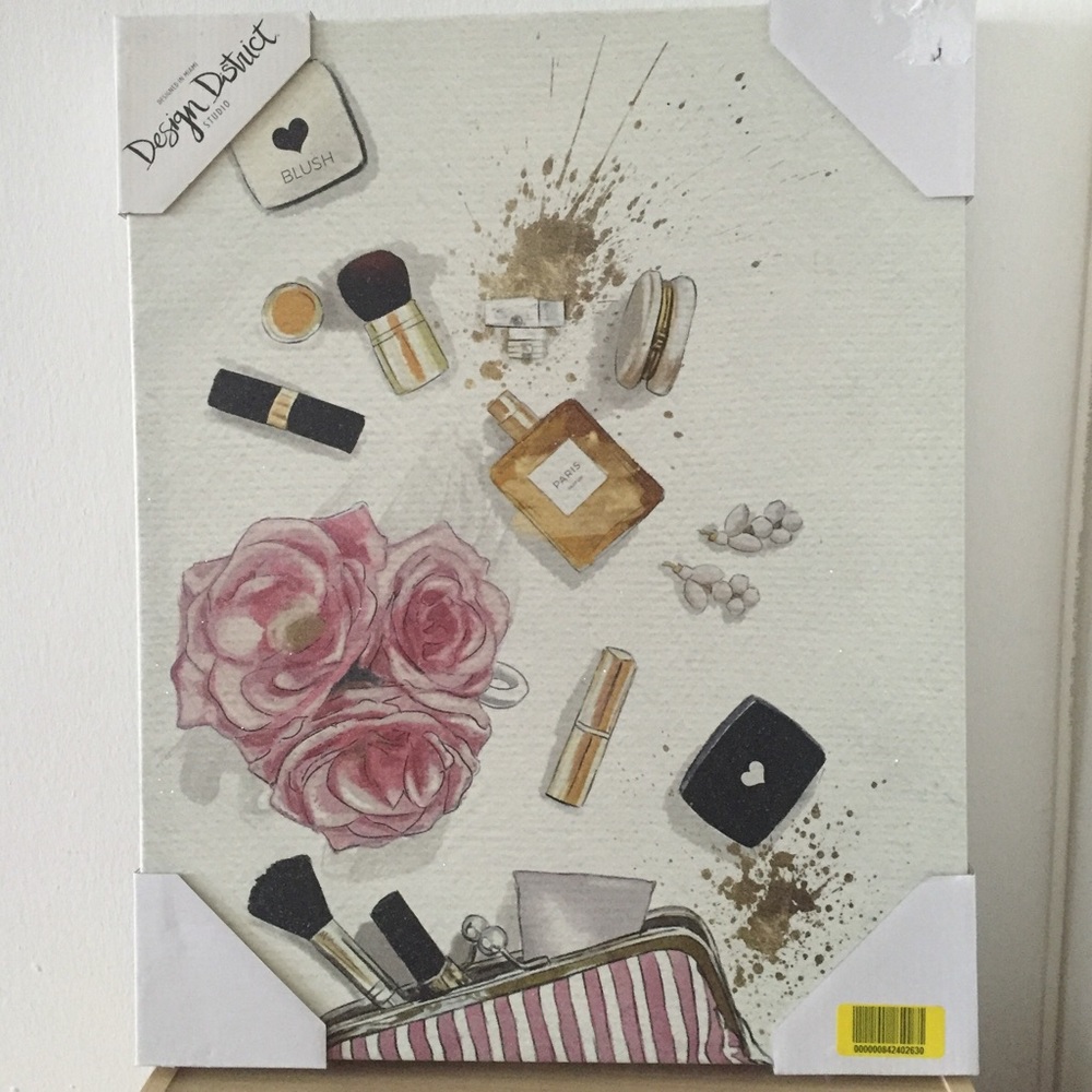 Printed canvas wall art