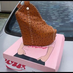 Kelsey-Hix Tan Ostrich