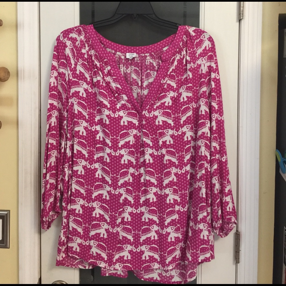 Crown and Ivy Elephant Top