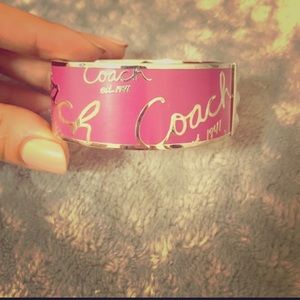 Coach cuff bangle - like new!
