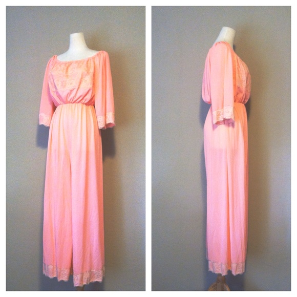 Vintage Other - ::SALE:: Vintage Electric Peach Romper