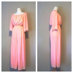 ::SALE:: Vintage Electric Peach Romper