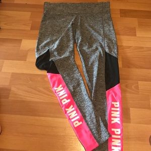 Pink Victoria's Secret sport leggings