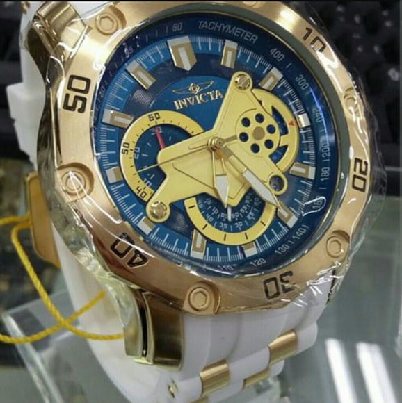 NWT Invicta Chronograph pro Men's blue dial watch