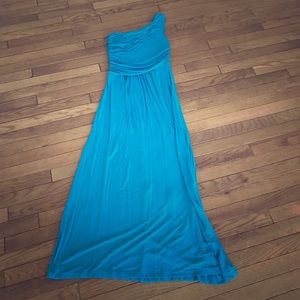 Electric blue maxi dress