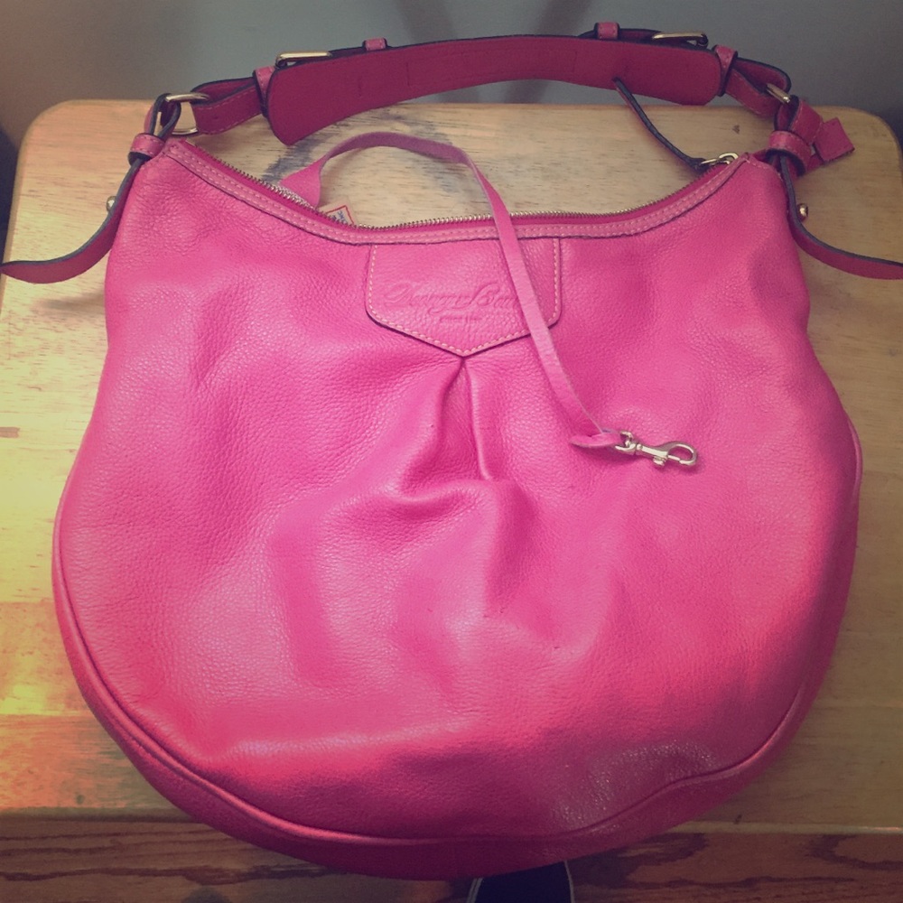 Dooney and Bourke pink hobo bag