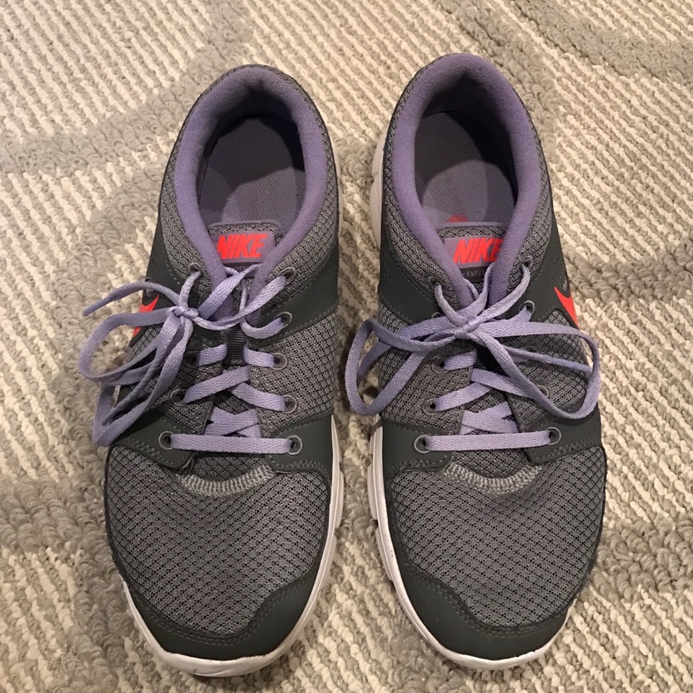 Purple and grey Nike