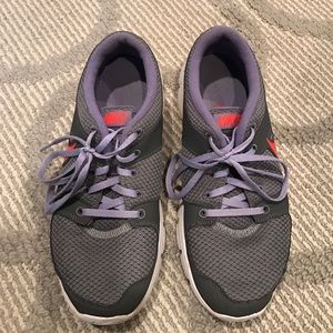 Purple and grey Nike