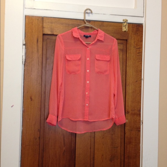 Salmon Button Down - Picture 2 of 3