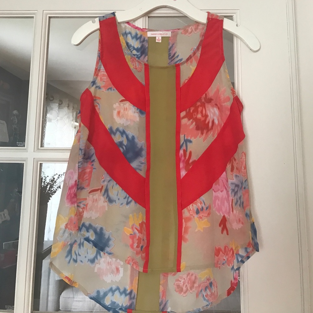 Cute Floral Sheer Tank