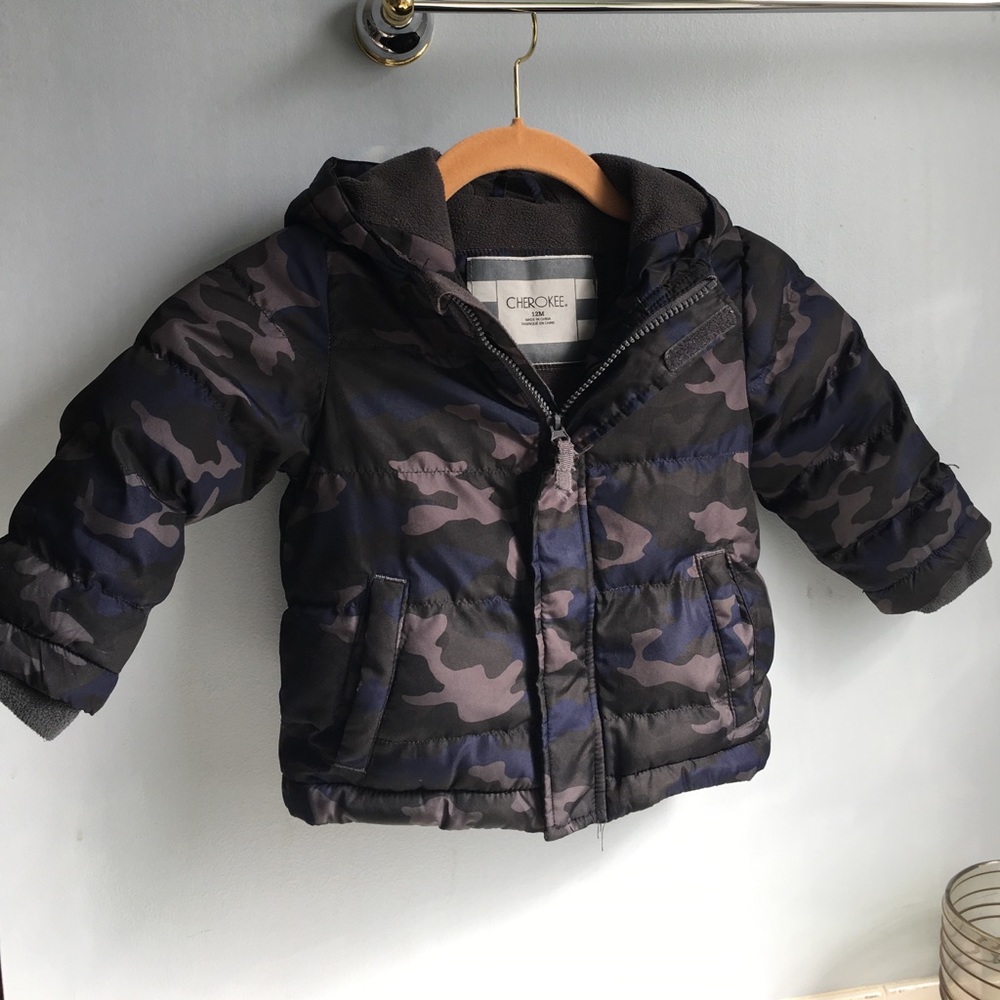 Toddler Camo Puff Coat