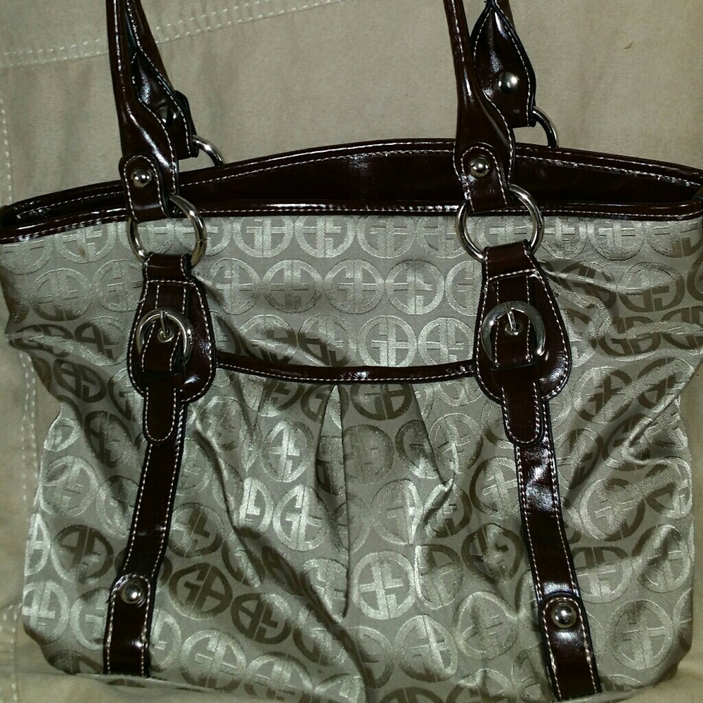 Giani Bernini gold and brown purse