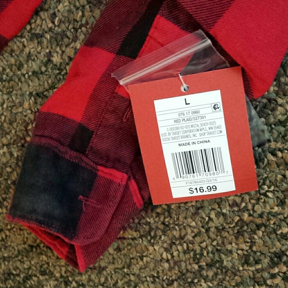 2/$8 • NWT Mossimo Supply Co. Distressed Plaid - Picture 2 of 8